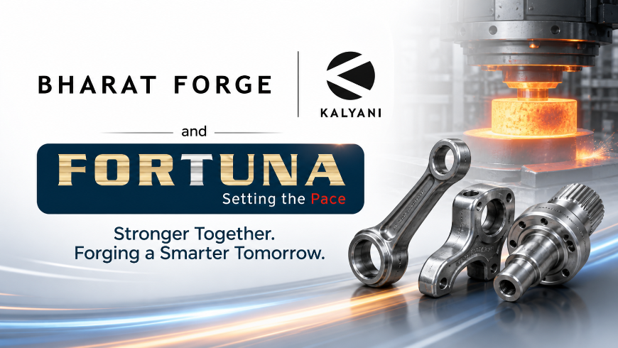 Bharat Forge Acquires  Stake in Fortuna Engineering