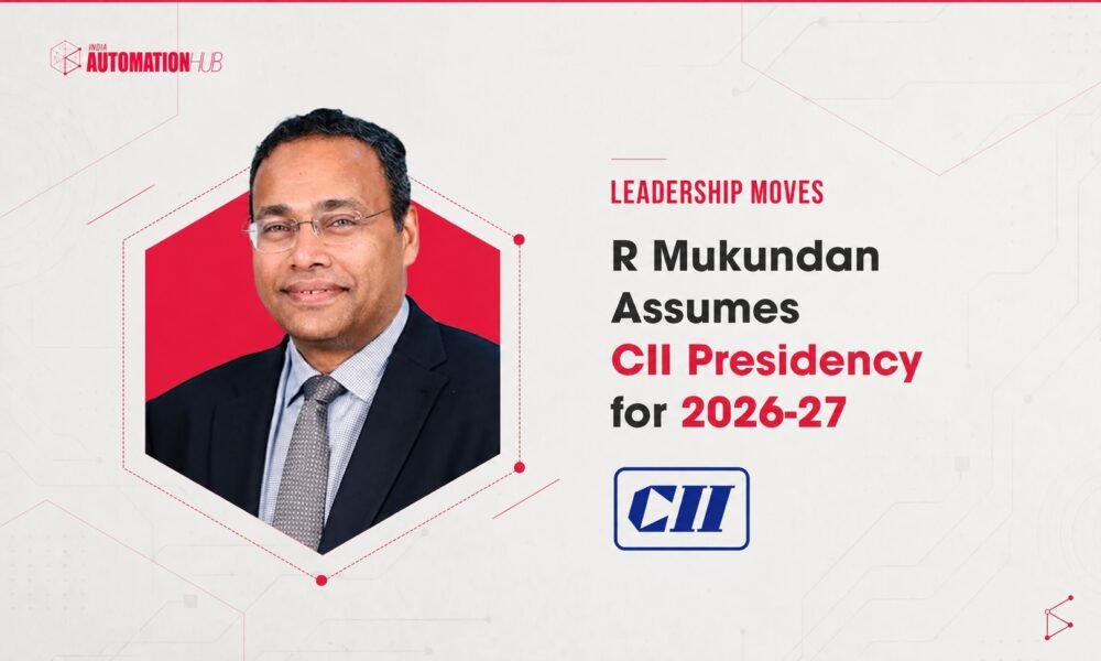 R Mukundan Assumes CII Presidency for 2026-27
