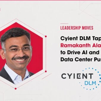 Cyient DLM Limited has named Ramakanth Alapati as President and Chief Strategy and Growth Officer, effective May 19, 2026. Based in Dallas, he'll lead strategic initiatives and build a global customer pipeline. Alapati brings 20-plus years across advanced electronics manufacturing, high-precision packaging, and deep-tech environments. He chairs technical advisory boards at Sematech and the Semiconductor Research Corporation.He holds an M.S. in Chemical Engineering and zero shareholding in the company.