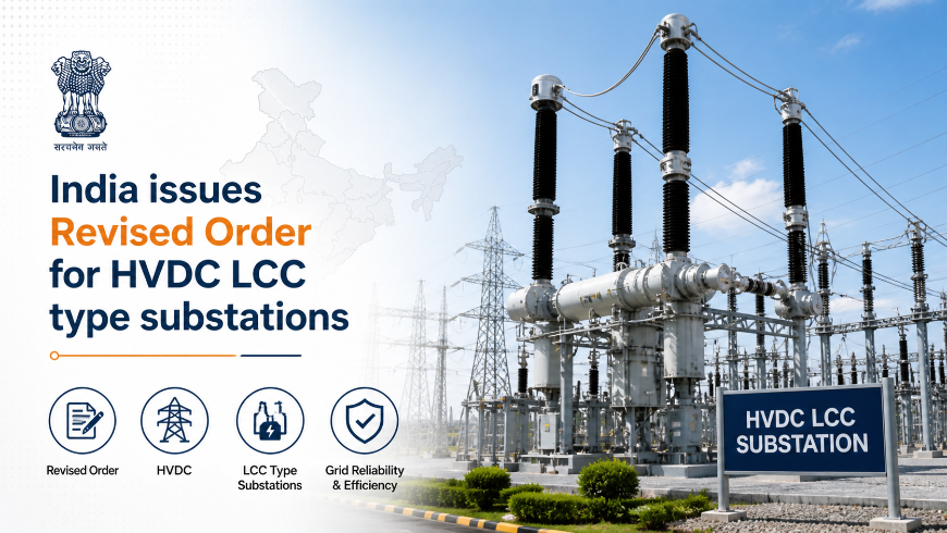India issues Revised Order for HVDC LCC type substations