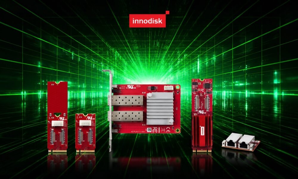 Innodisk Launches 10GbE LAN Module Series for Edge AI Networking