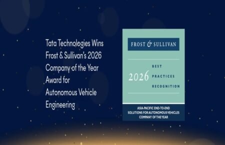 Tata Technologies Wins Frost & Sullivan's 2026 Autonomous Vehicle Engineering Award