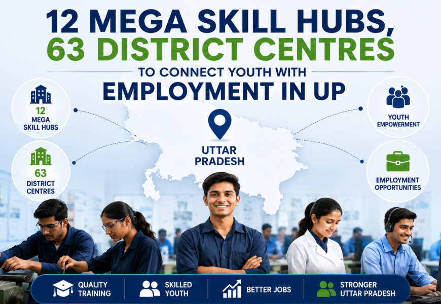 Uttar Pradesh plans 12 mega skill hubs and 63 district centres for industrial workforce development