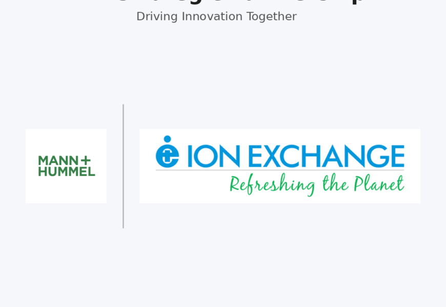 Ion Exchange Signs Agreement with MANN + HUMMEL