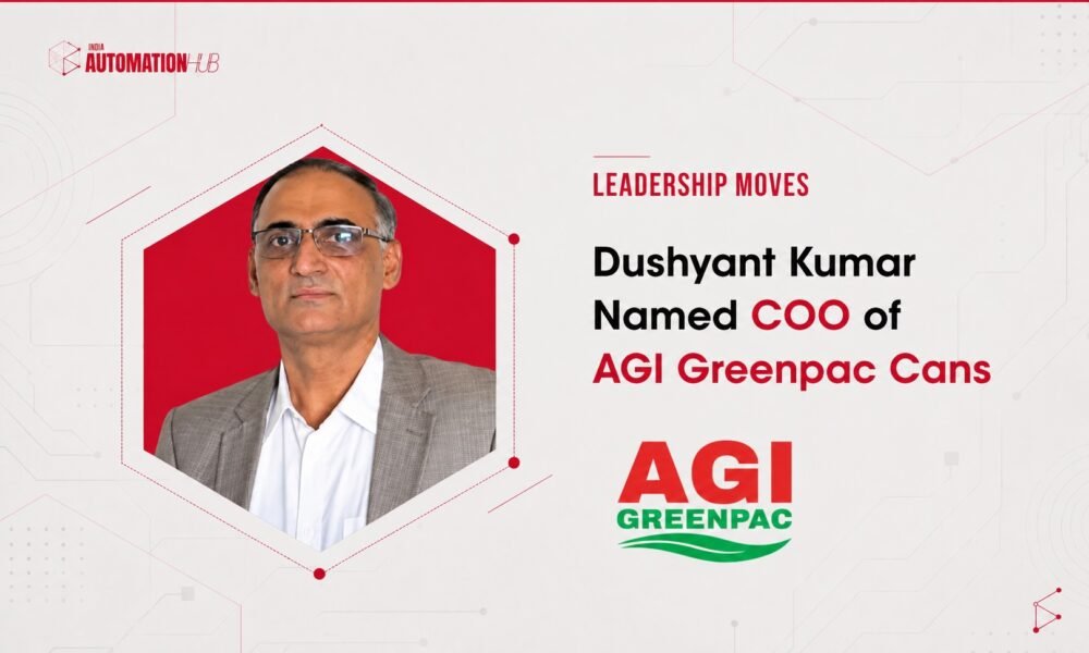 Dushyant Kumar Named COO of AGI Greenpac Cans