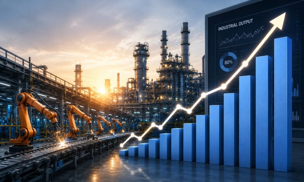 India Resets Industrial Output Index to 2022-23 Base; April Reading Up 4.9%
