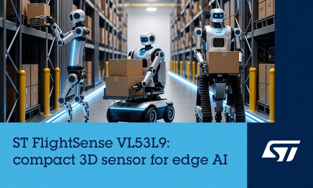STMicroelectronics Adds High-Resolution 3D LiDAR Module for Compact Edge AI