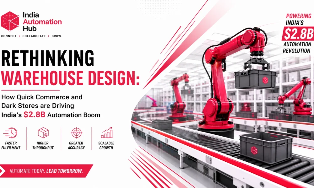 Rethinking Warehouse Design: How Quick Commerce and Dark Stores are Driving India's $2.8B Automation Boom