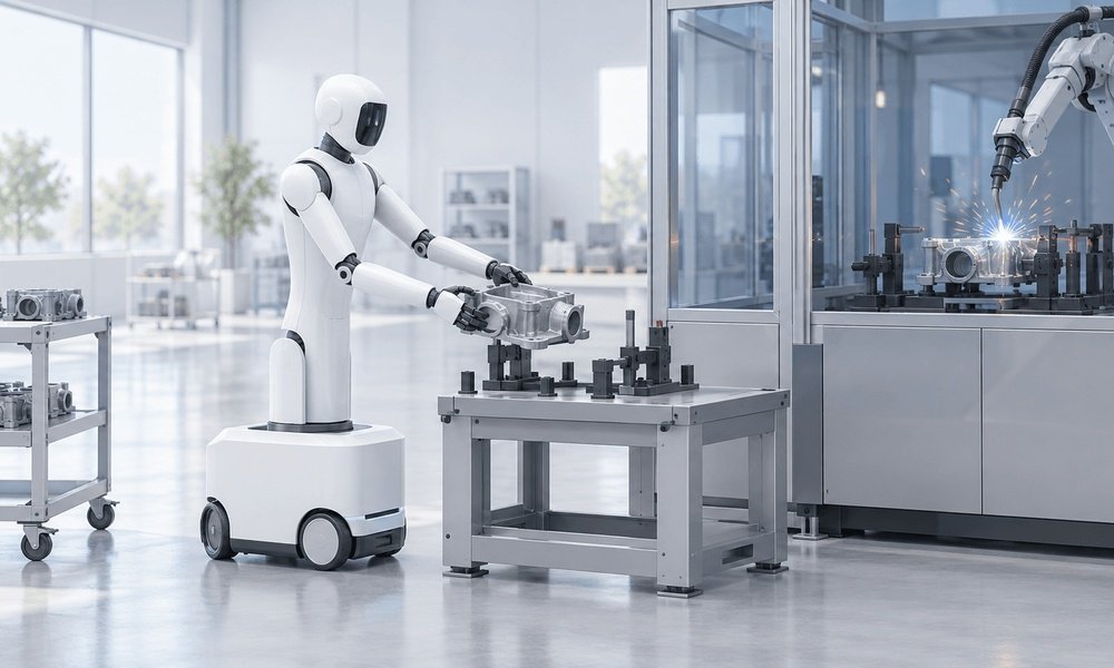 Inovance Shows Its First Humanoid, a Wheeled Robot Built for Factory Heat and Dust